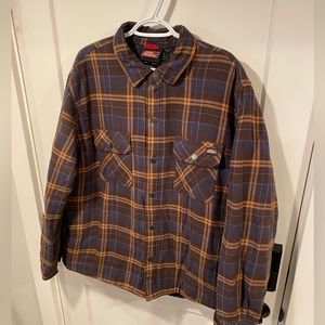Dickies Quilted Flannel Button Down Jacket